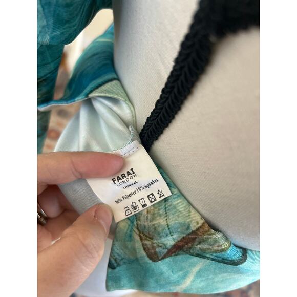 Farai London Blue Halter Mini Dress - Picture 6 of 8